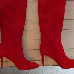 Sam Edelman Red Heeled Boots